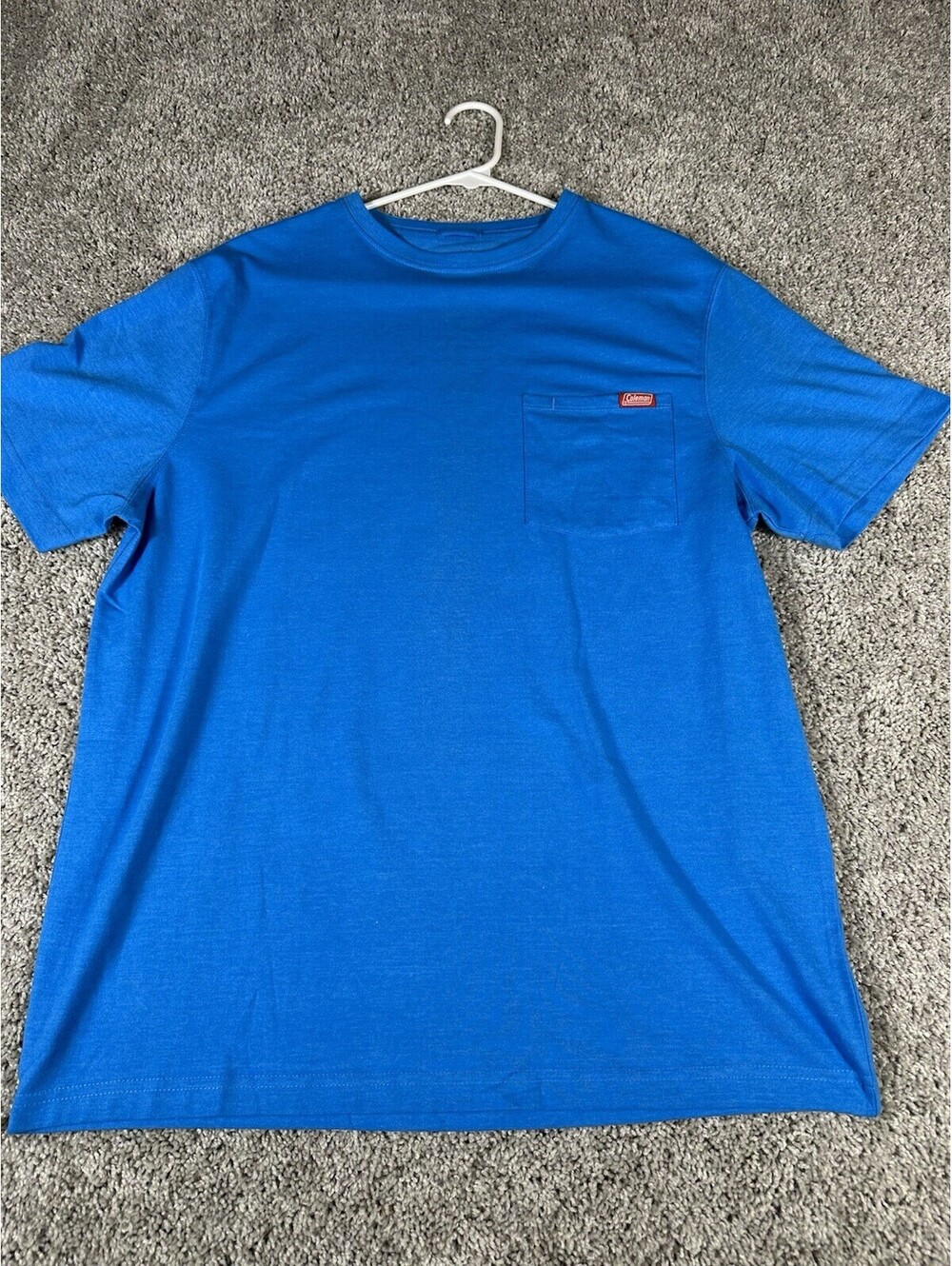 Coleman Size Medium Blue T Shirt Tee Quality Men’s